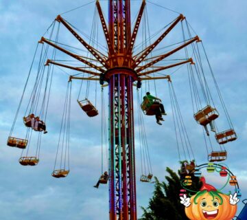 بازی تاب اسکای فلایر شهربازی طلایی آمل 