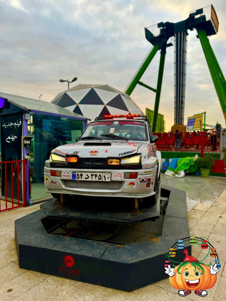 سیمولاتور ماشین دریفت شهربازی طلایی