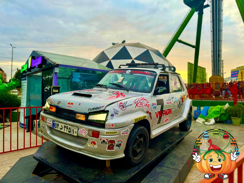 سیمولاتور ماشین دریفت شهربازی طلایی